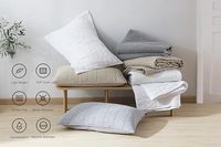 Ultra Soft Lightweight Chic Rustikale King Size Beige Stein gewaschene Mikro faser Quilt Tages decken