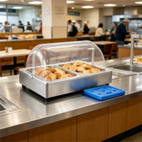 Présentoir alimentaire pour stand de restauration, support à gâteaux de mariage, vitrine réfrigérée pour aliments pour hôtel