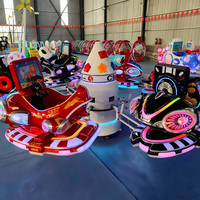 Parc d'attractions commercial pour enfants, mini avion électrique tournant pour enfants