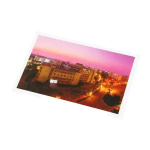 맞춤형 다채로운 재활용 종이 아마존 오프셋 인쇄 인사말 카드 엽서 로고