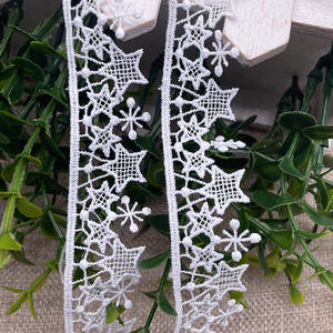 ลูกไม้แต่งขอบสีขาว ลูกไม้กิปัวร์ ขนาด 2.3 ซม. สำหรับตกแต่งเสื้อผ้า - Product Image 5