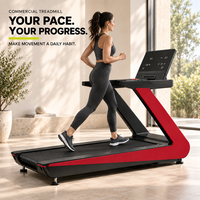 Tapis roulant commercial pour salles de sport et centres de fitness, machine de course électrique pour entraînement cardio en intérieur