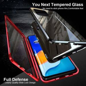 Étui de téléphone en verre trempé double face Absorption magnétique <span class=keywords><strong>Coque</strong></span> en métal Couverture en verre Protection 360° Étuis de téléphone <span class=keywords><strong>pour</strong></span> <span class=keywords><strong>Redmi</strong></span> <span class=keywords><strong>Note</strong></span> <span class=keywords><strong>11</strong></span> - Product Image 4
