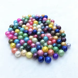 Venta al por mayor 7-8mm 4a redonda Natural de agua dulce perlas sueltas redondo colorido PERLA para jaulas medallones de fiesta