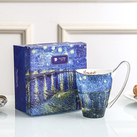Ensemble de tasses personnalisées de luxe, boîte cadeau, boîte d'emballage pour tasse à sublimation avec mousse