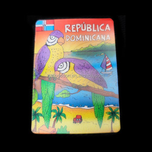Nouveau Aimant de Réfrigérateur Lenticulaire 3D Personnalisé 2026 avec Perroquet Sisserou de République <span class=keywords><strong>Dominicaine</strong></span> – <span class=keywords><strong>Souvenir</strong></span> Touristique - Product Image 2