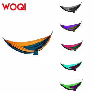 Woqi-hamaca de tela de nailon para acampar al aire libre, paracaídas, tamaño grande, 100% - Product Image 5