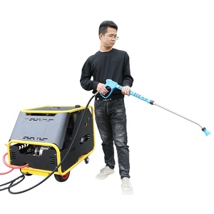 Nettoyeur haute pression à vapeur à jet d'eau chaude pour <span class=keywords><strong>moteur</strong></span> diesel 188FD avec pompe Ar - Product Image 1