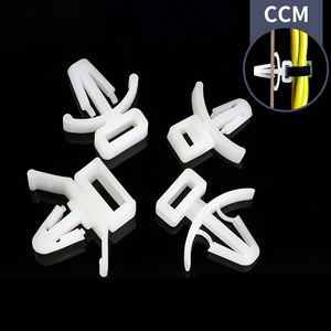 TV PC câble Ethernet bureau maison noir auto-adhésif Clips de gestion des câbles organisateurs de câbles Clips de fil collant support de cordon - Product Image 3