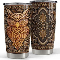 Vente en gros de tasses à café portables en acier inoxydable avec logo personnalisé, souvenirs de voyage, cadeaux, thermos