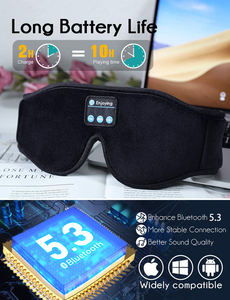 Auriculares Inalámbricos Elásticos Delgados y Cómodos al por Mayor, Antifaz <span class=keywords><strong>para</strong></span> <span class=keywords><strong>Dormir</strong></span>, Nutritivo <span class=keywords><strong>para</strong></span> Ojeras, <span class=keywords><strong>para</strong></span> <span class=keywords><strong>Dormir</strong></span> de Lado - Product Image 6