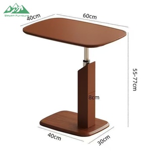 Table d'appoint moderne Wayon à hauteur réglable, bureau pour ordinateur portable en forme de C, poste de travail mobile pour canapé, <span class=keywords><strong>lit</strong></span>, salon - Product Image 6