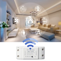 Prise électrique intelligente WiFi 10A à économie d'énergie avec prise pour maison intelligente (EU/US/UK)