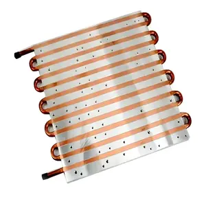 Aluminum alloy custom plate cooler liquid cold plate copper tube cooling plate