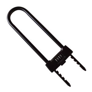 Serrure à combinaison pour porte en verre Qingshang en forme de U à double ouverture, anti-coupure, antivol, avec cadenas à longue portée - Product Image 1