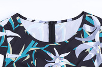 Robe grande taille Robe de soirée élégante d'été à fleurs pour femmes Vestidos Robes vintage des années 50