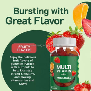 Complément alimentaire en gommes multivitaminées naturelles à marque privée OEM/ODM, halal, végétalien, pour adolescents et adultes - Product Image 2