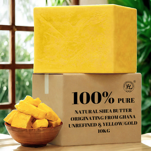 Manteca de Karité Africana Orgánica Cruda Sin Refinar, Amarilla, para Crema y Loción Corporal Blanqueadora, Base de Jabón, Alivio del Dolor |   Precio al por mayor, 1 kg - Product Image 1