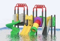 Toboggan aquatique Starsky en acier/métal, frais et rafraîchissant, pour parc aquatique, usage commercial et domestique, grande capacité