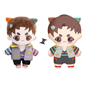 2025 personalizado 20cm muñeco de peluche personaje de Comisión KPOP Idol personalizado DIY creador Chibi Anime figura muñeca de algodón - Product Image 4