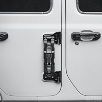 Marchepied de porte de voiture en aluminium tout-terrain Maike OMU 4x4 noir pour Jeep Wrangler JL JK JTAccessories