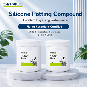 Composé de scellement en silicone SIRNICE Platinum isolant bicomposant UL94 V-0 CA2001 -50~200 pour l'électronique grand public - Product Image 2