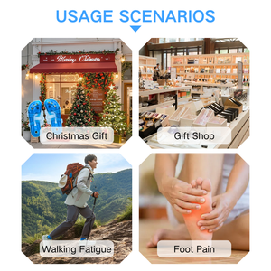 Plantillas Térmicas Reutilizables de <span class=keywords><strong>Gel</strong></span> Caliente y Frío para Terapia de Calor Instantáneo, Almohadillas de Masaje para Pies - Product Image 6