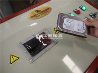 Máquina Portátil de Doble Engranaje Multifunción para Triturar/Ahorrar Discos Duros y de Estado Sólido, Alta Seguridad, Ecológica
