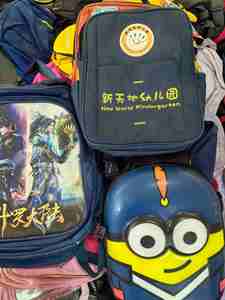 B01B Vente en gros de sacs d'école d'occasion propres de haute qualité pour garçons et filles, sacs à dos d'occasion pour enfants - Product Image 2