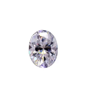 Tianyu Factory Wholesale Loose Synthetic moissanite 2 carat D Color VVS1 Oval Brilliant Cut Moissanite Price