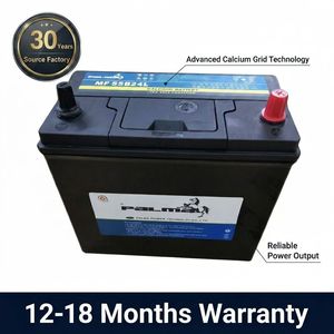 แบตเตอรี่รถยนต์ Palma <span class=keywords><strong>55B24L</strong></span> (N40) 12V 45Ah ไม่ต้องบำรุงรักษา |   แบตเตอรี่รถยนต์สำหรับงานหนัก CCA สูง สำหรับรถยนต์นั่งส่วนบุคคลและรถบรรทุกขนาดเล็ก - Product Image 1