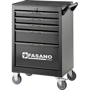 Fasano Tools 6 <b>Drawer</b> Rolling Tool Cart With Lock And Casters For <b>Workshop</b> Use - Product Image 2