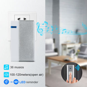 กระดิ่งกริ่งประตูพร้อมตัวรับสัญญาณ1 2 3ตัวไฟกะพริบผู้ผลิตกันน้ำ - Product Image 2