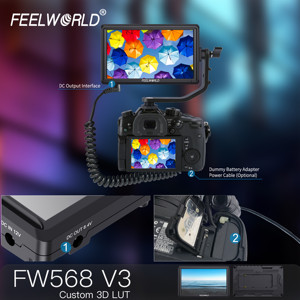 Feelworld fw568 V3 <span class=keywords><strong>6</strong></span> inch di động làm phim máy ảnh màn hình DSLR Máy ảnh màn hình <span class=keywords><strong>6</strong></span> inch bên ngoài màn hình cho máy ảnh - Product Image 4