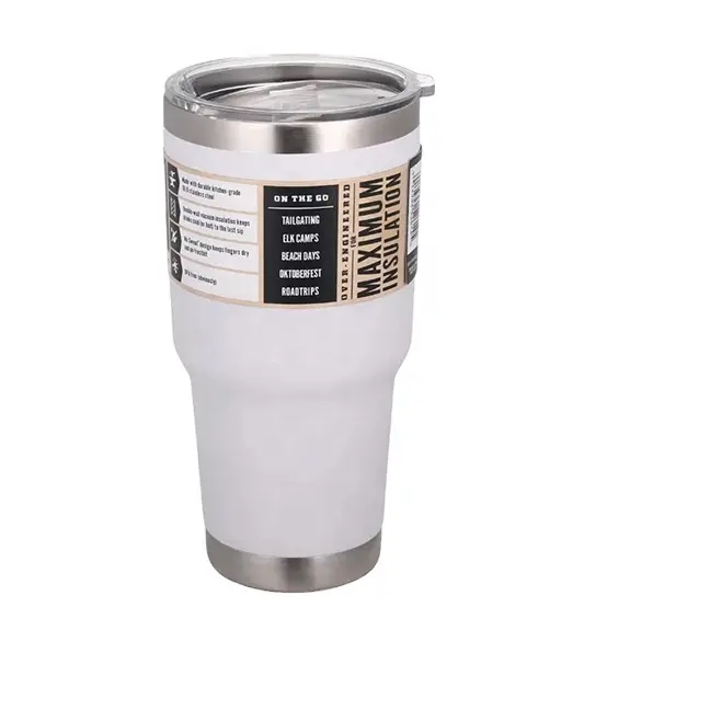 18/8 Best Printable Coated Safe Drink 400ML 500ML 600ML Stainless Steel Sublimation Travel Mug for Car Travelling