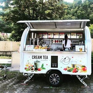 Remorque de restauration rapide 2025, camion de nourriture mobile, remorque de nourriture mobile, snack mobile entièrement équipé avec four à pizza - Product Image 2