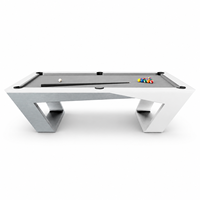 Table de billard moderne en bois avec plateau en ardoise pour usage domestique, salle de jeux, club, projet OEM ODM, 7 pieds, 8 pieds