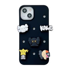 <span class=keywords><strong>Coque</strong></span> de téléphone <span class=keywords><strong>Kaws</strong></span> Sesame Street Hole DIY adaptée aux téléphones 14 Pro, 12, 13, <span class=keywords><strong>11</strong></span> en silicone souple - Product Image 6