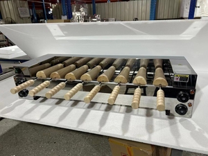 <span class=keywords><strong>Horno</strong></span> eléctrico para hacer tortas, máquina de cono de rosquilla para hacer kurtos kalacs, equipo de aperitivos - Product Image 6
