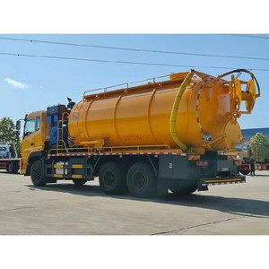 Camion de drainage des eaux usées Chengli 6x4 20000 litres, camion de nettoyage des égouts, camion de vidange par aspiration à jet, camion de vidange des fosses septiques - Product Image 4