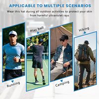 Gorra de béisbol de poliéster para deportes al aire libre, gorra de béisbol personalizada con diseño de letras, gorra de béisbol sólida con efecto desgastado.
