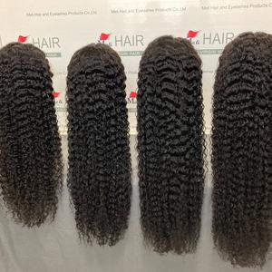 Perruque frontale brésilienne bouclée profonde avec dentelle transparente, petits nœuds, cheveux Remy haute densité, baby hair, perruque frontale complète Dream Wig - Product Image 5