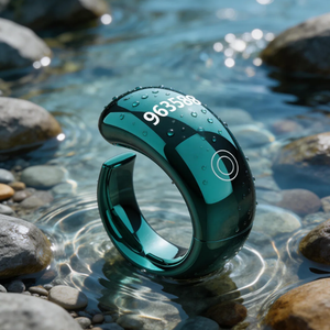 Nouvelle bague connectée musulmane Zikr : rappel de prière, compteur numérique, tasbih, réveil islamique - Product Image 1