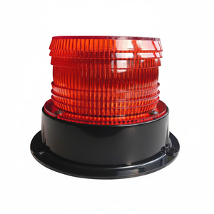 ไฟเตือนทรงกระบอก MS-1112 สีแดง พร้อมไฟ LED กำลังสูง 12 ดวง 220V ไฟแสดงสถานะ วัสดุโลหะและพลาสติก - Product Image 2