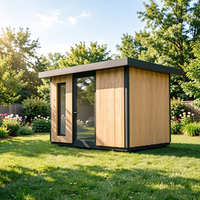 Ensemble de salon pour jardin, cabane préfabriquée, salle de divertissement en plein air, espace de détente extérieur, résistant aux intempéries, montage facile