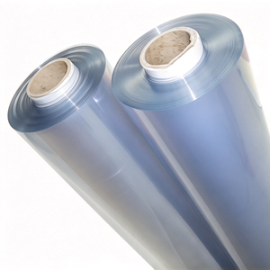 Rouleau de rideau à lanières en <span class=keywords><strong>PVC</strong></span> lisse sur mesure, à haute pureté, transparent, <span class=keywords><strong>prix</strong></span> usine - Product Image 1