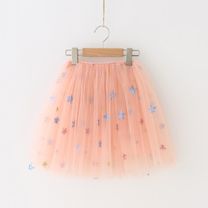 OA 60 jours OEM ODM OBM Nouveau design Robe tutu pour fille, Jupe tutu brodée étoile, Jupe de demoiselle d'honneur pour enfants - Product Image 2