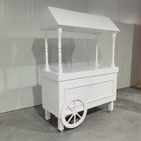 Chariot à bonbons moderne pliable Mobile fleurs Table de Bar chariots d'affichage de bonbons pour la décoration d'événements de mariage