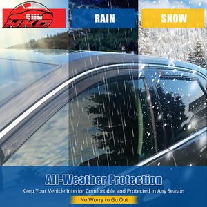 Pour Ford Edge 15-24, 4 visières de fenêtre en acrylique, déflecteurs encastrés, protection contre la pluie - Product Image 6