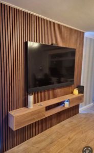 Tianyun stile moderno Akupanel legno doghe pannello acustico insonorizzato decorazione della parete per la camera da letto di Design legno Akustik decorazione della parete - Product Image 4